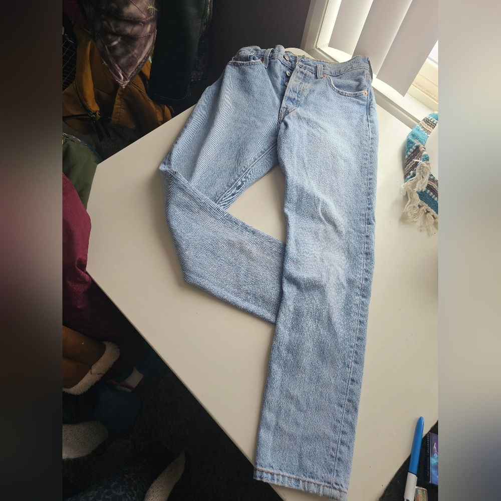 Womens Levi Light Blue Jeans